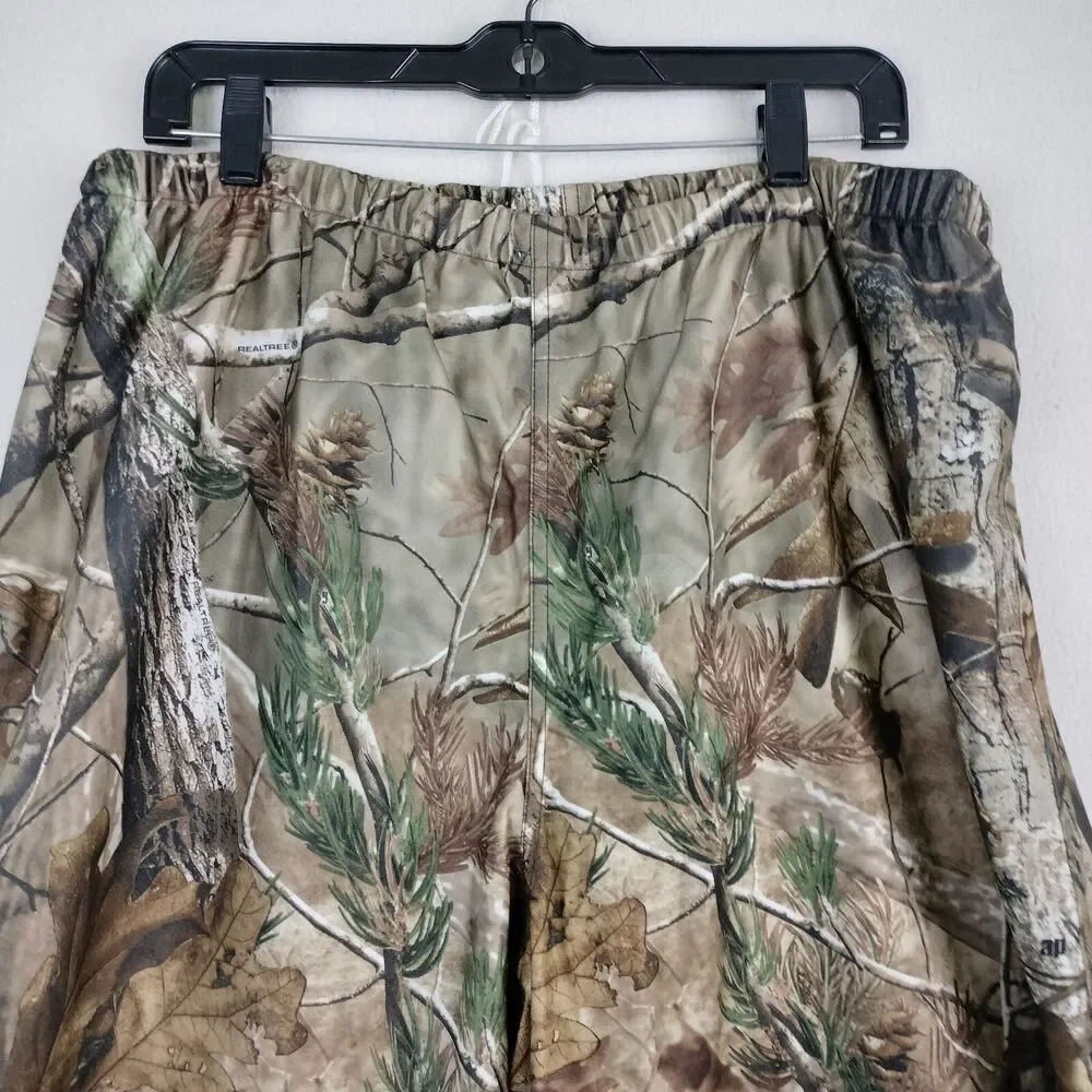 Mad Dog Camouflage Pants Mens 2XL Hunting Realtree Camo Mesh Lined Elastic Waist